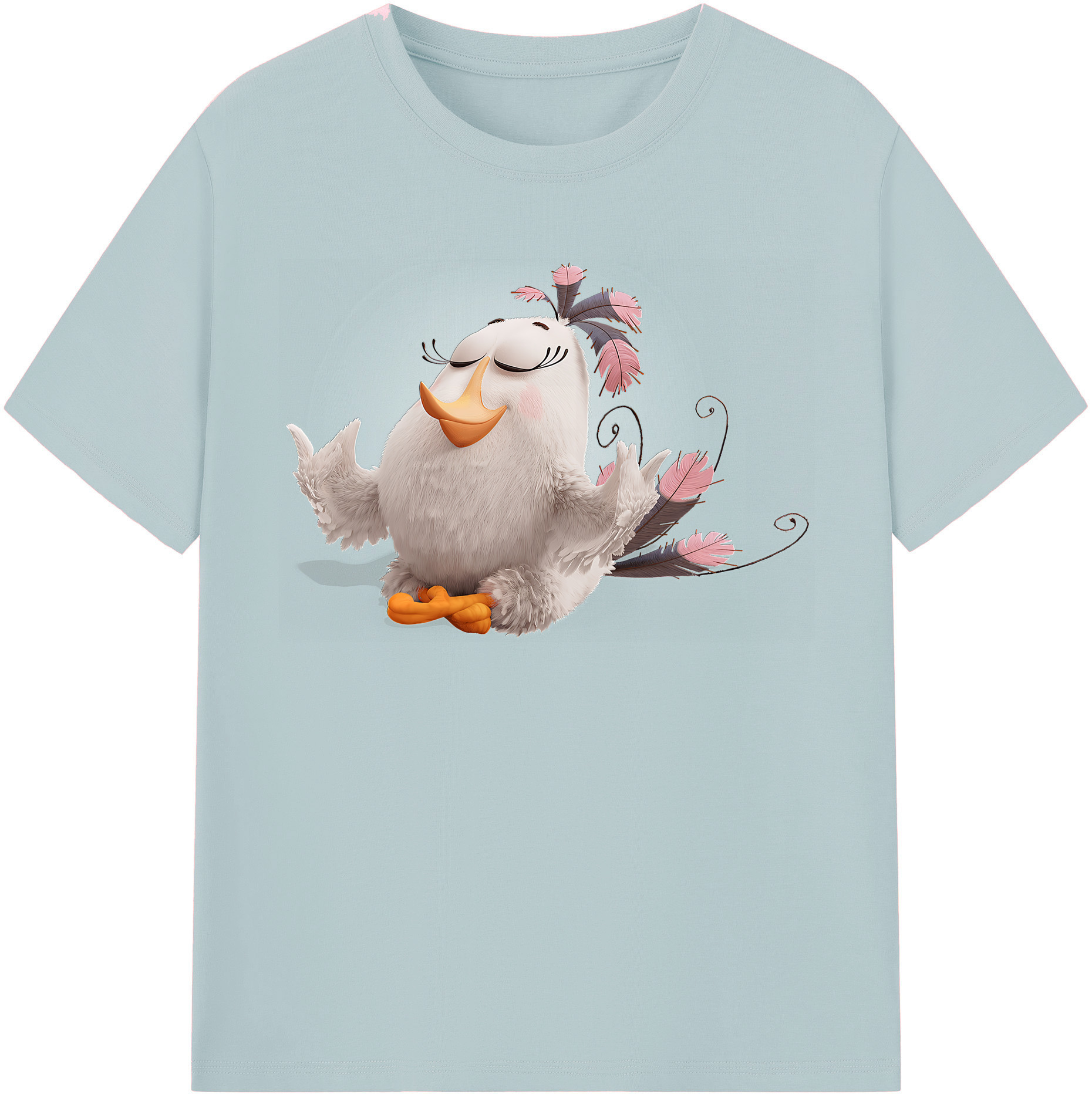 （画像用） Angry Birds アングリーバード 綿100％半袖Tシャツ（フロントプリント）